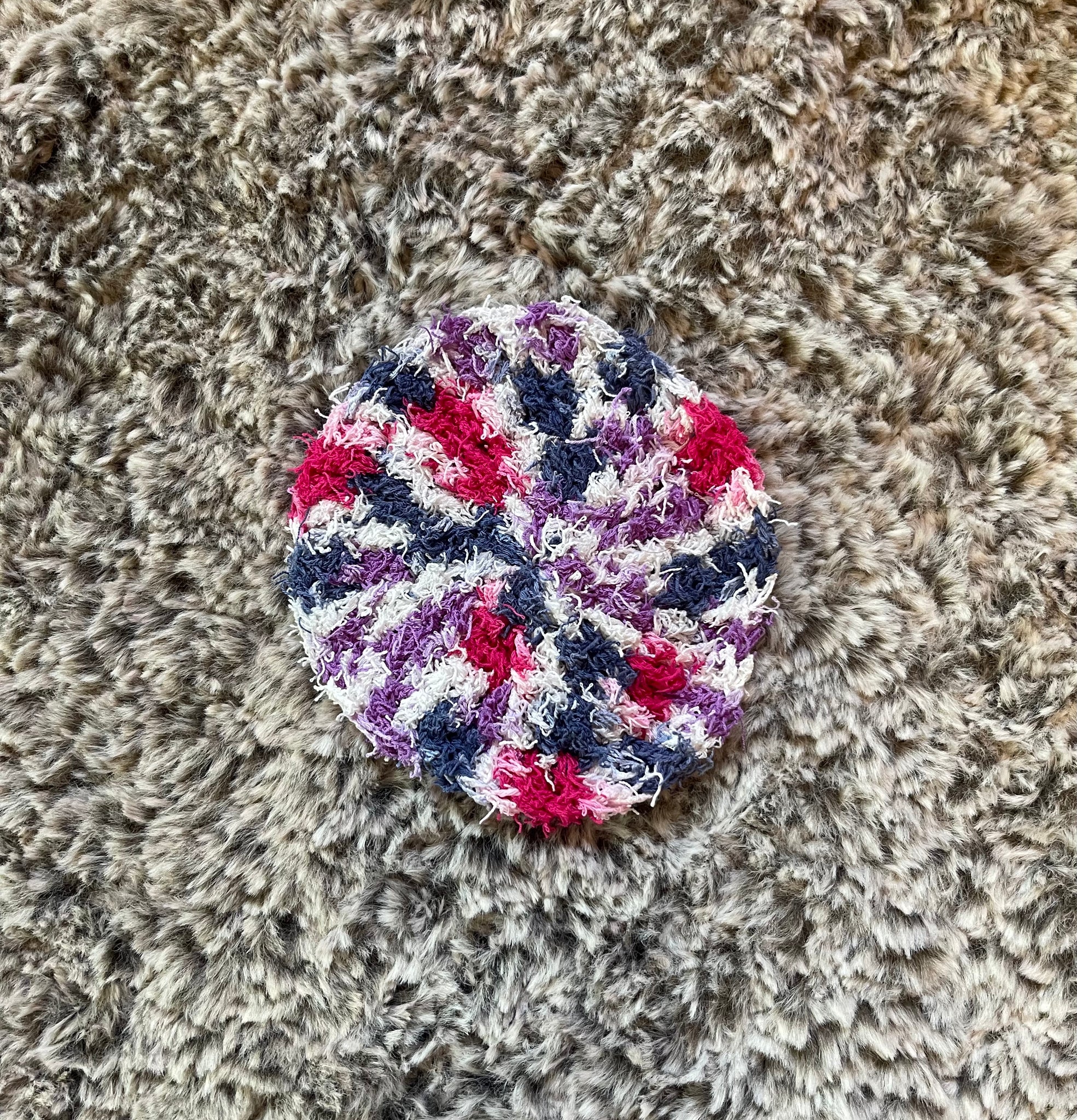 Pink, Purple, Blue & White Kitchen Scrubby