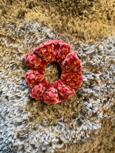 Lighter Rose Velvet Scrunchy