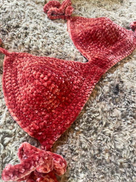 Rose Velvet Bra