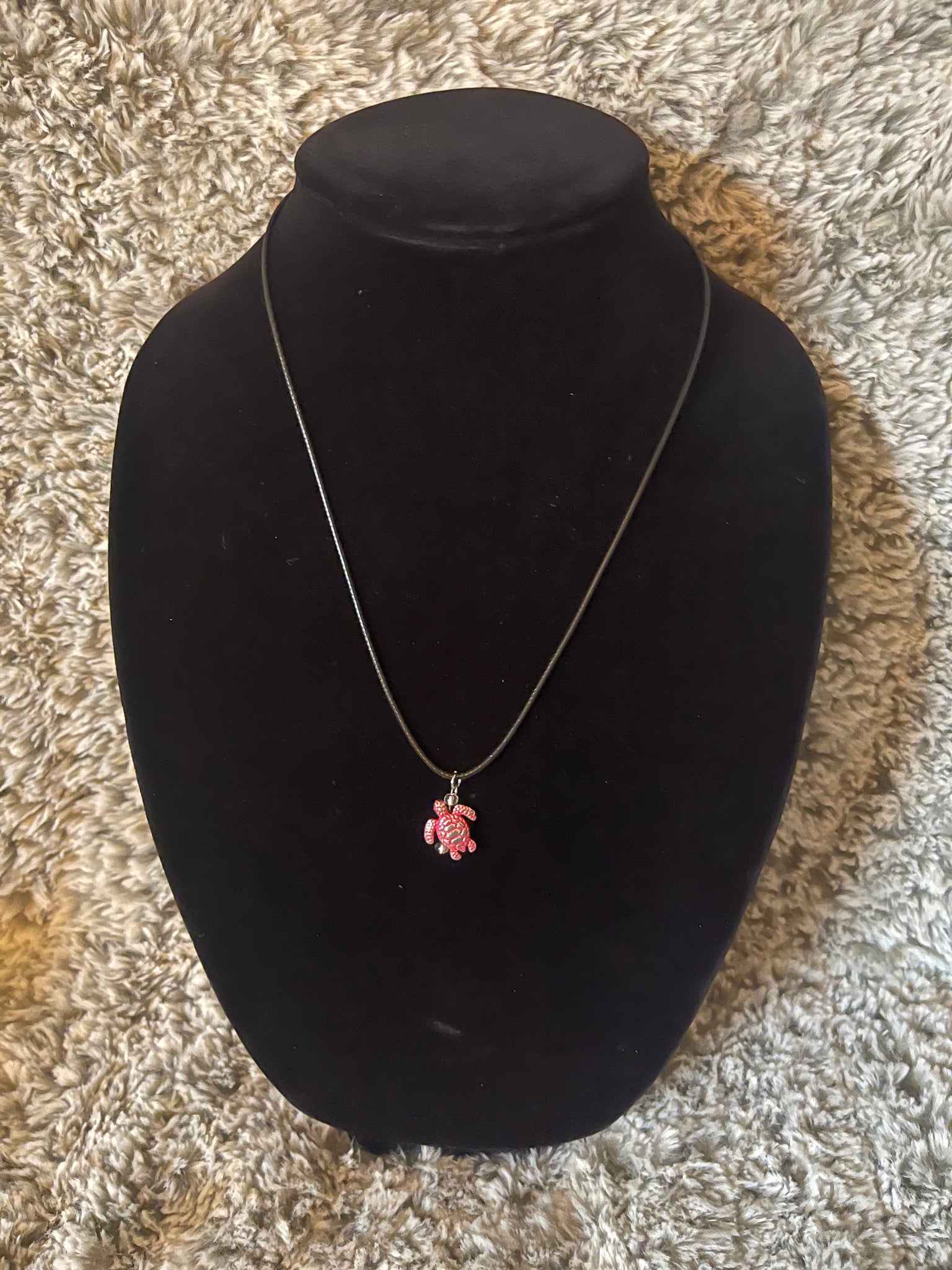 Red Turtle Necklace