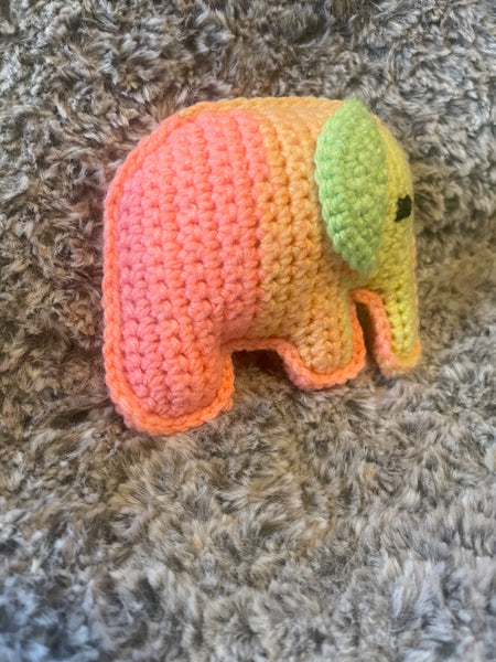 Retro Rainbow Elephant Ragdoll