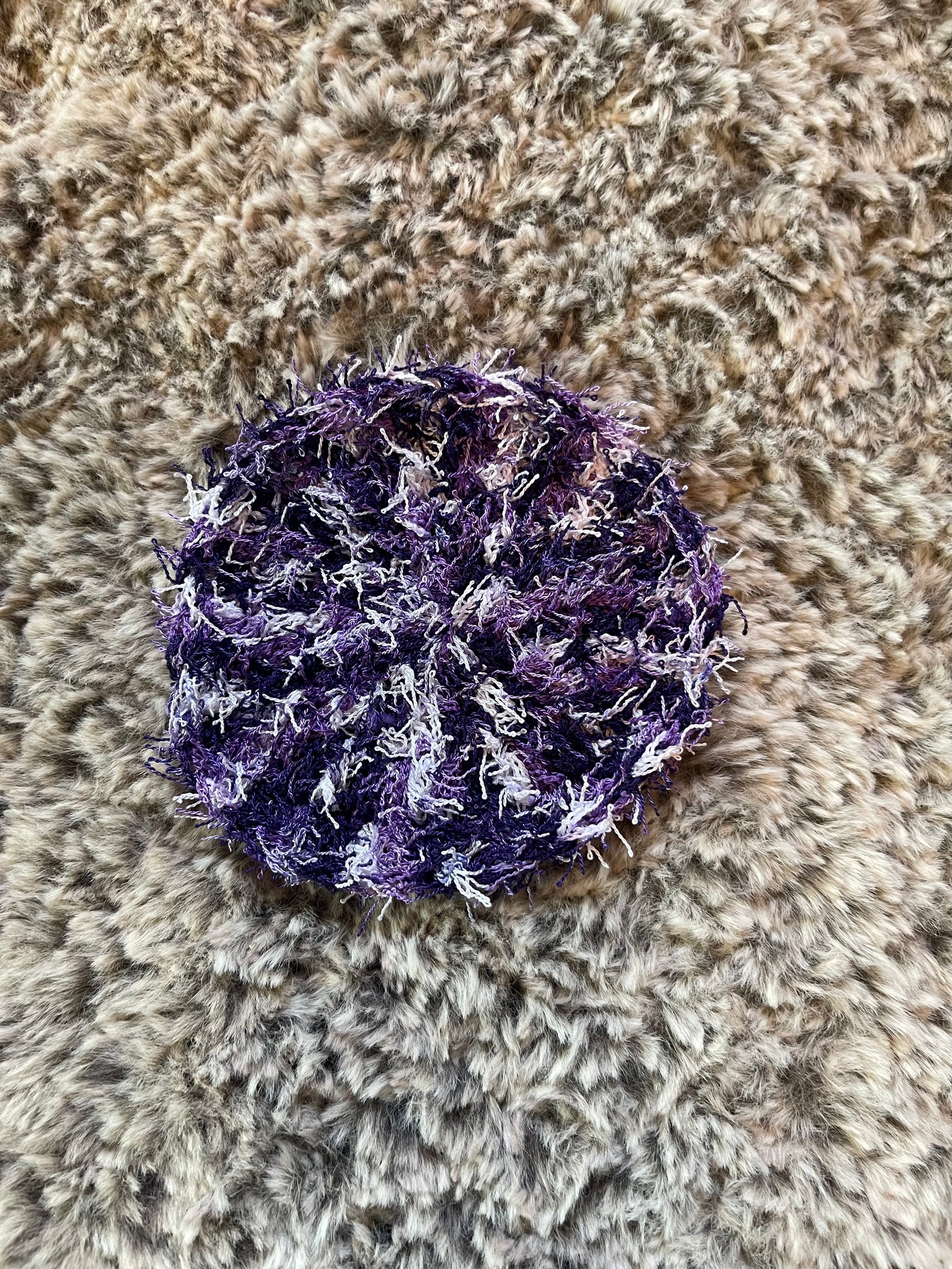 White & Purple Kitchen Scrubby