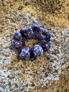 Purple Velvet Scrunchy