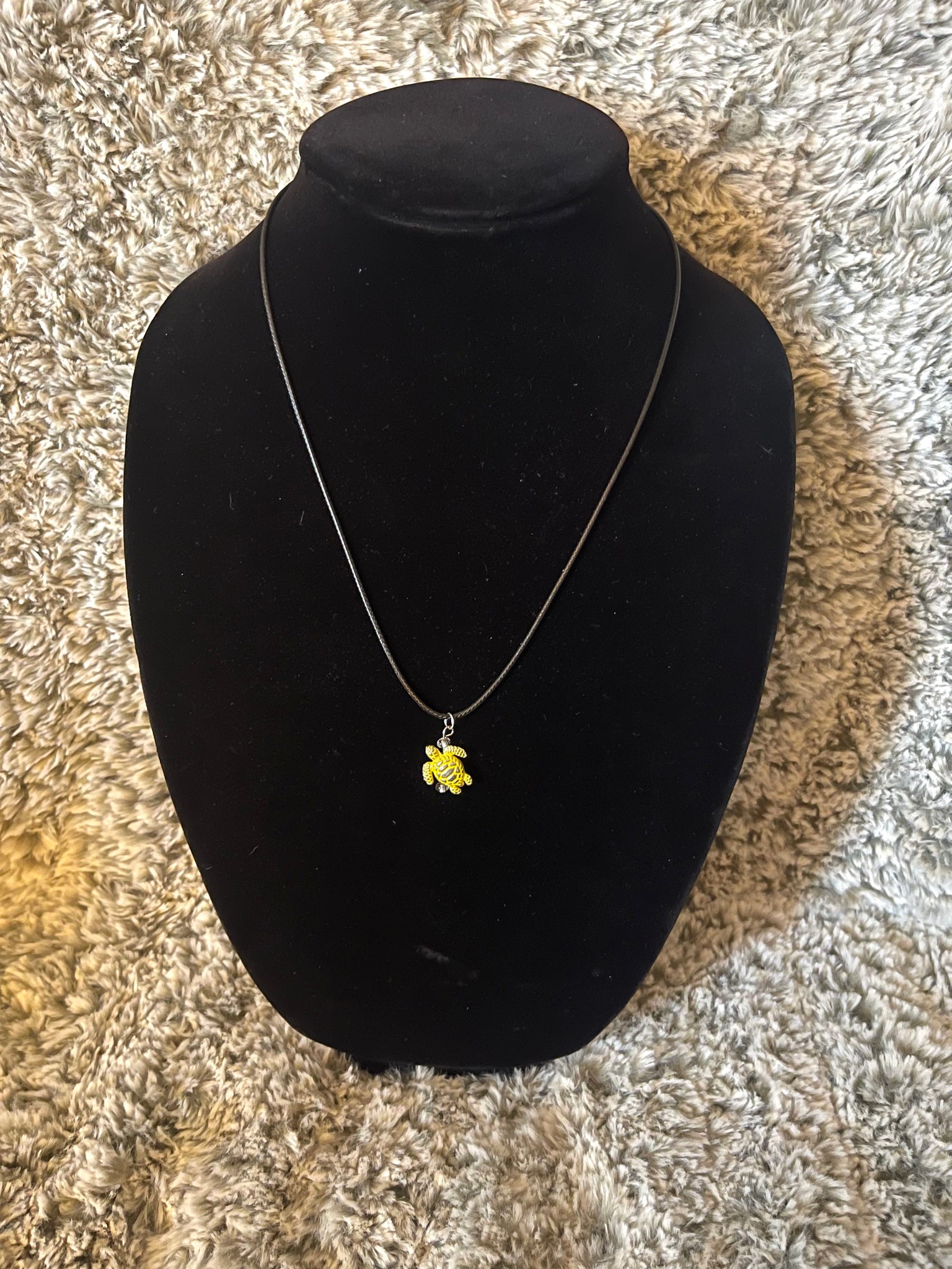 Yellow Turtle Necklace