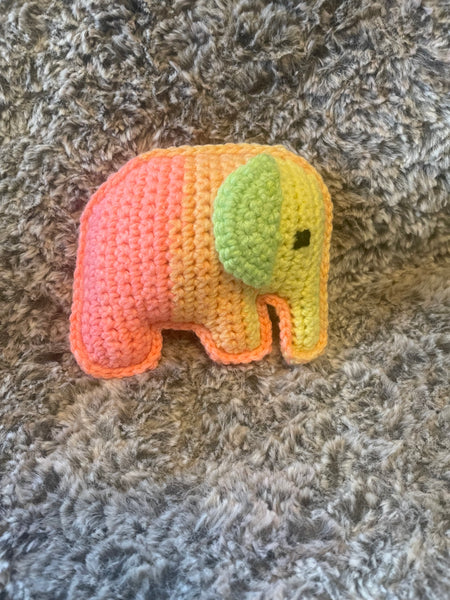 Retro Rainbow Elephant Ragdoll