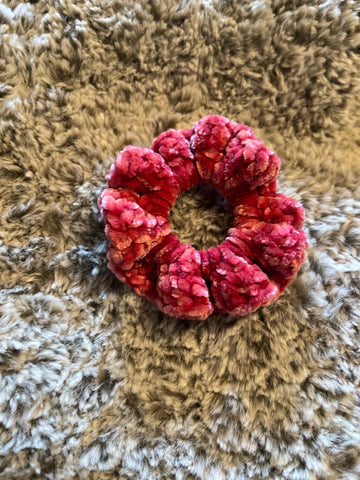 Rose Velvet Scrunchy