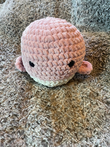 Pink Whale Plushie