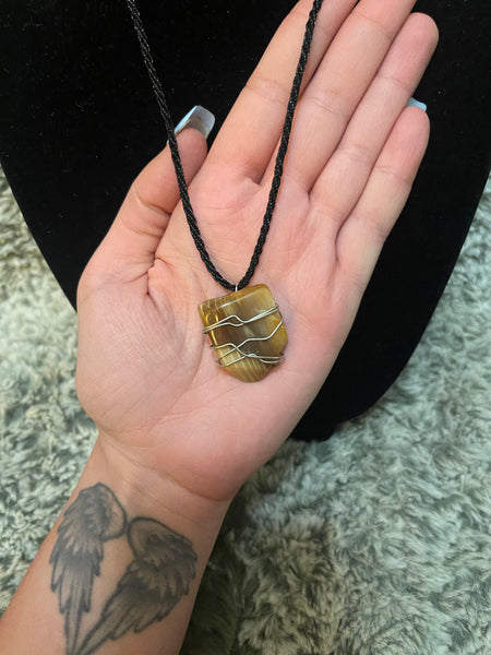 Petrified Wood Pendant