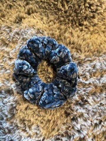 Blue Velvet Scrunchy