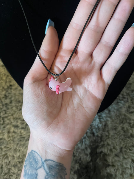 Axolotl necklace