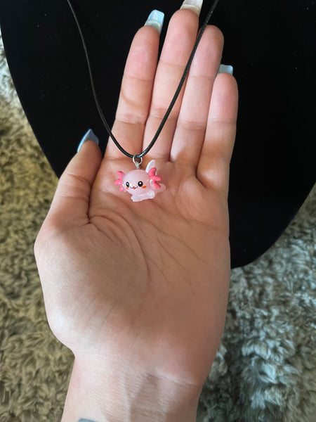 Axolotl necklace