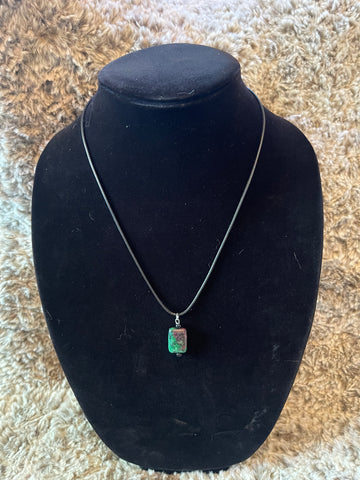 Ruby Zoisite Necklace