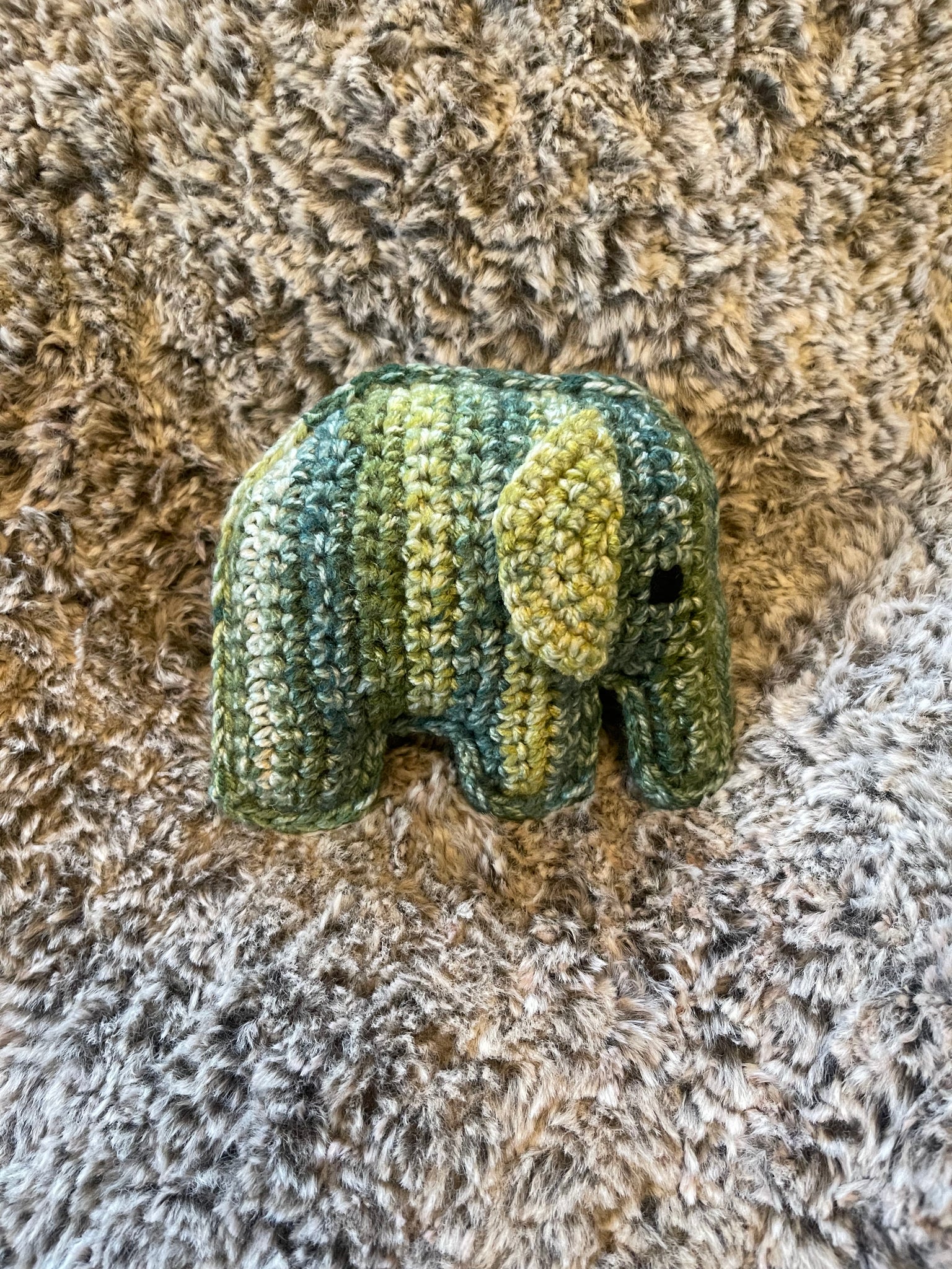 Green Ragdoll Elephant