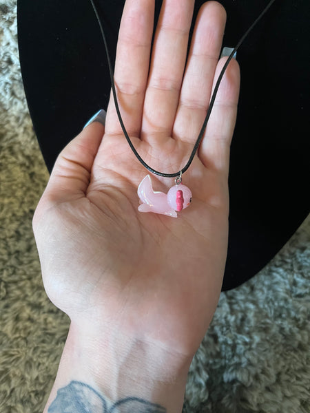 Axolotl necklace