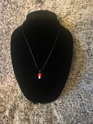 Red Mushroom Necklace