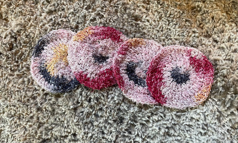 Pink Variegated Kitchen Scrubby